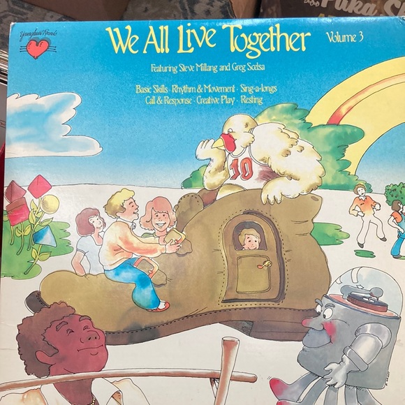 Other - Vintage children’s songs vinyl record album